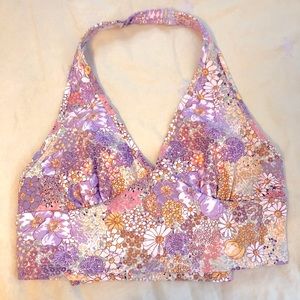 Floral Alter’d State halter tie back top. No tags, never worn.